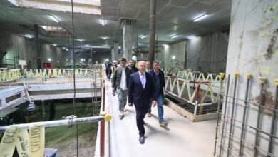 وزير-النقل-يتفقد-محطة-الملك-الصالح-بمشروع-المرحلة-الأولى-للخط-الرابع-للمترو 