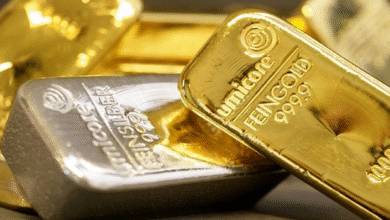 انخفاض-الذهب-عند-التسوية-والفضة-تتراجع-بأكثر-من-4%