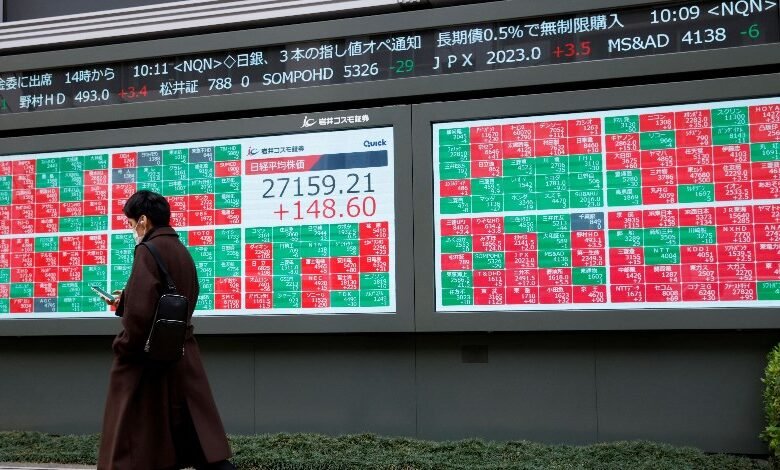 تباين-أداء-الأسهم-اليابانية-مع-استقرار-الين