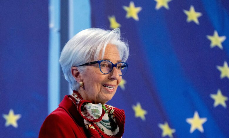 لاجارد:-المركزي-الأوروبي-قد-يتدخل-لمواجهة-تسارع-التضخم