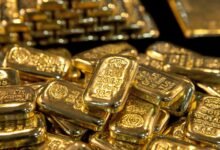 انخفاض-الذهب-عند-التسوية-والفضة-تهبط-4.5%