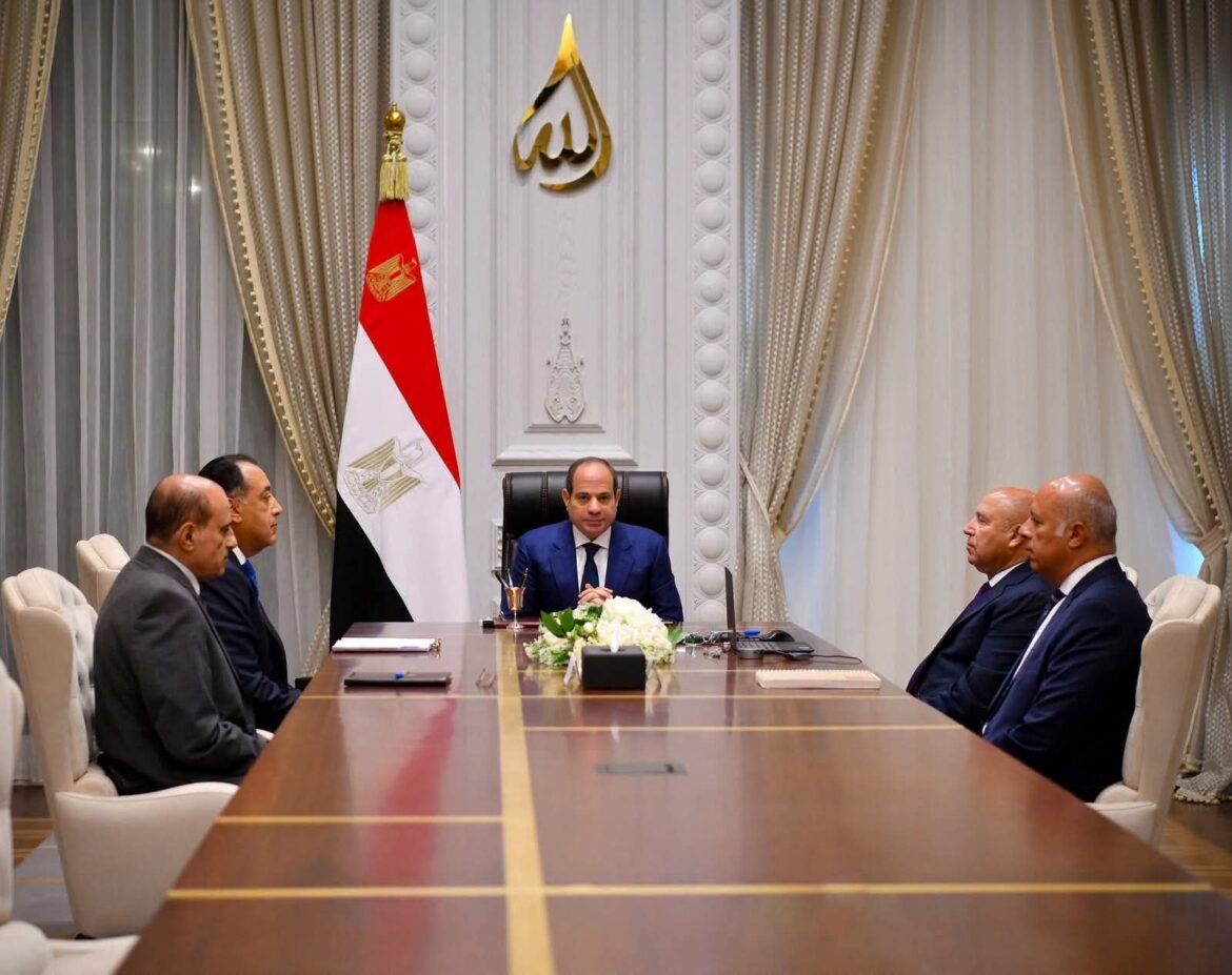 السيسي-يتابع-مع-وزير-النقل-اخر-مستجدات-مشروعات-القطار-السريع-وشبكة-الطرق