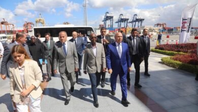 من-ميناء-الإسكندرية.-وزير-النقل-ونظيره-التنزاني-في-جولة-تفقدية-ومباحثات-موسعة-لدفع-التعاون-المشترك