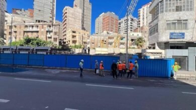 القومية-للأنفاق:-تعامل-فوري-مع-انزلاق-كتل-خرسانية-بموقع-مشروع-ترام-الرمل-في-سيدي-جابر